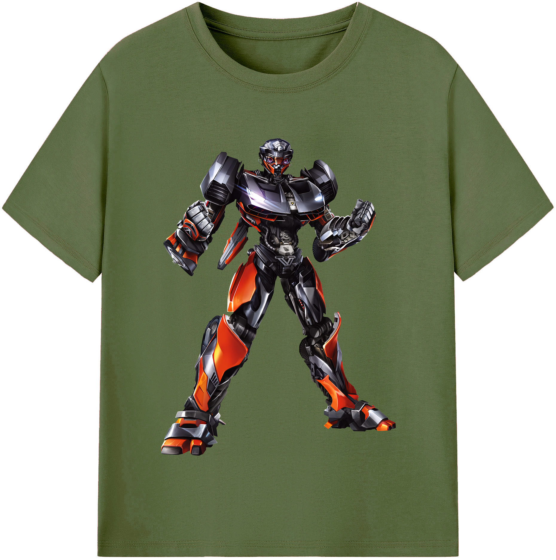 （画像用） Transformers トランスフォーマー 綿100％半袖Tシャツ（フロントプリント）